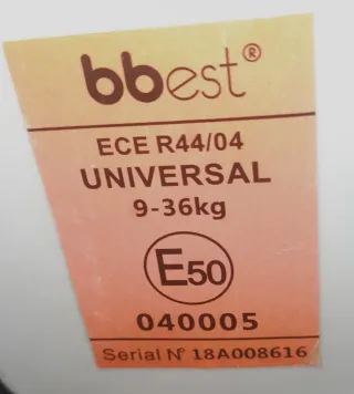 Silla de coche bebé Isofix bbest