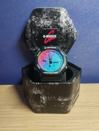 Reloj Casio G-Shock 2100 Negro Multicolor