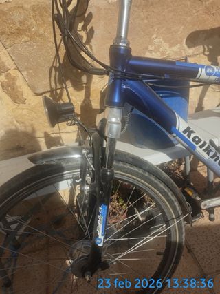 Bicicleta eléctrica sin pedalear hasta 25km