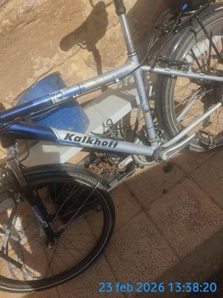 Bicicleta eléctrica sin pedalear hasta 25km