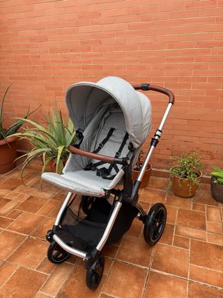 Carro Jané Kawai Duo. Color gris