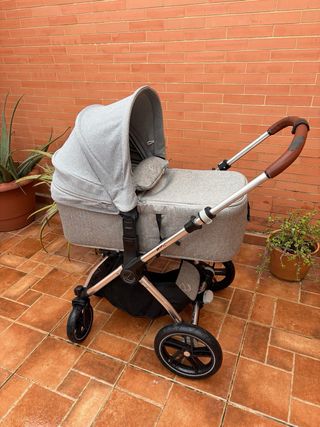 Carro Jané Kawai Duo. Color gris