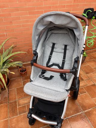 Carro Jané Kawai Duo. Color gris