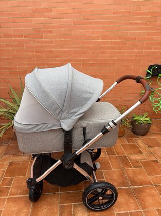 Carro Jané Kawai Duo. Color gris