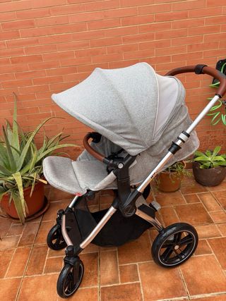 Carro Jané Kawai Duo. Color gris