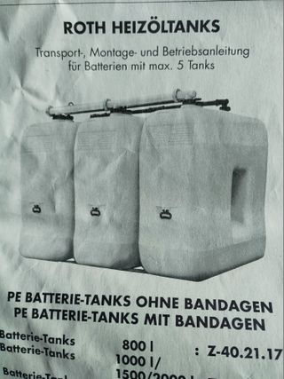 Tubos para depósitos gasoil calefacción