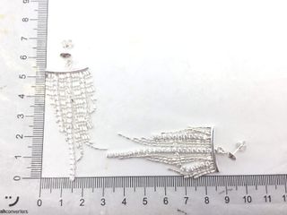 pendientes plata 925mm con piedra con circonita