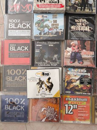 Lote 66 CDs Rap Hip Hop R&B Varios Artistas
