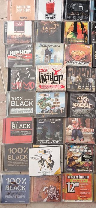 Lote 66 CDs Rap Hip Hop R&B Varios Artistas