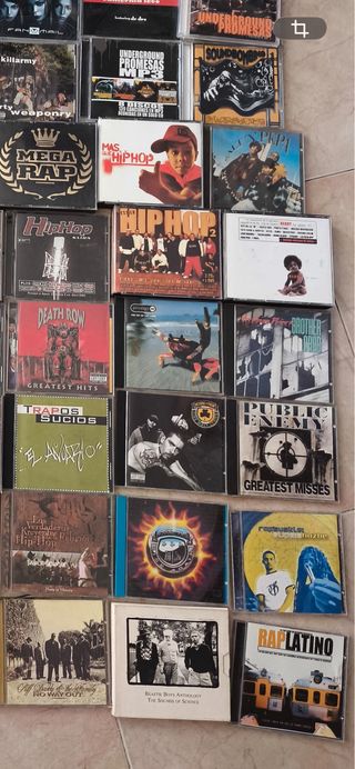 Lote 66 CDs Rap Hip Hop R&B Varios Artistas