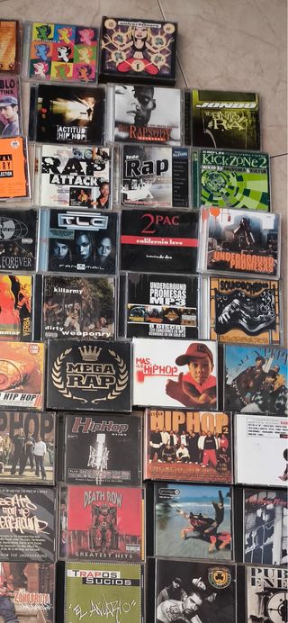 Lote 66 CDs Rap Hip Hop R&B Varios Artistas