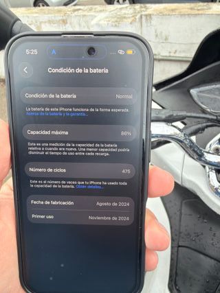 iPhone 16 128GB Blanco - 86% Batería