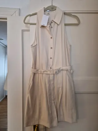 Mono corto Mango beige Talla XS