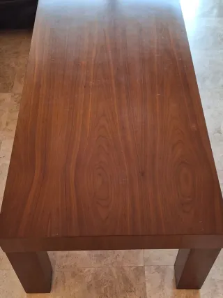 Mesa de comedor elevable de madera