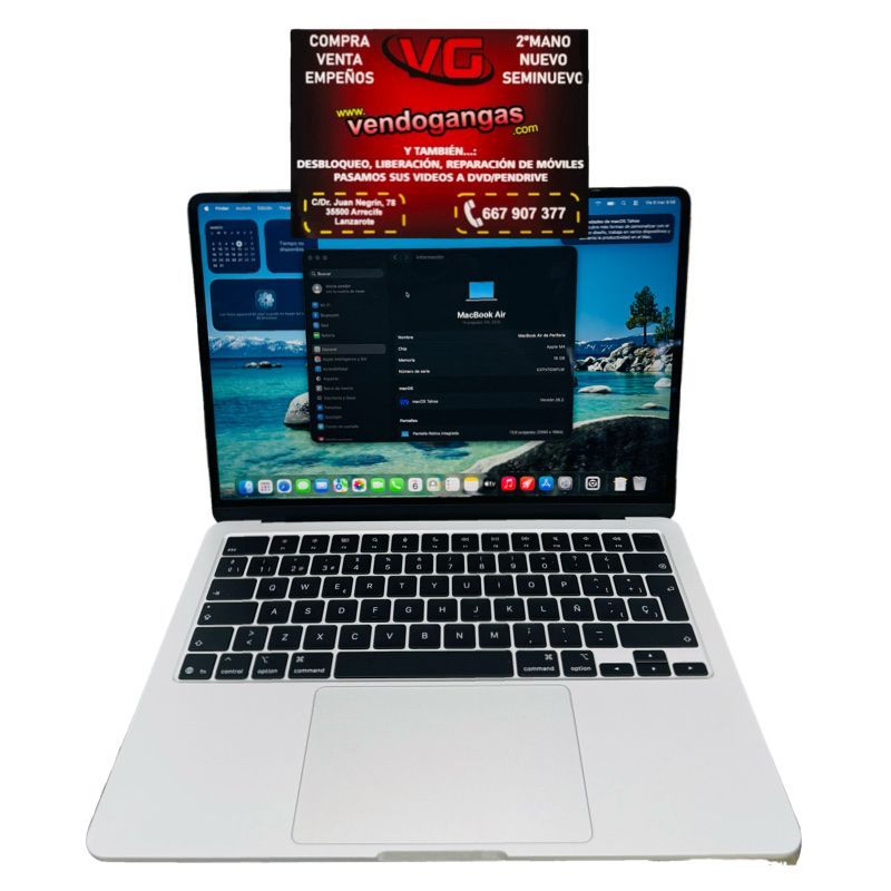 PC PORTÁTIL APPLE MACBOOK AIR 2025 A3240 SEMINUEVO