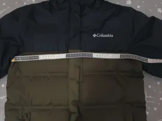 Abrigo Columbia Talla S Plumas 650 Negro/Verde