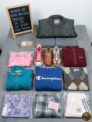 Sacco di Abbigliamento Variegato per Kg di Stock