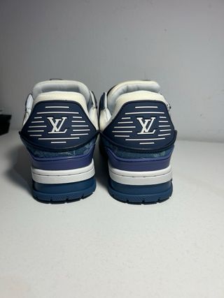 Zapatillas Louis Vuitton Trainer Azules y Blancas