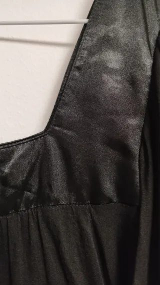 Vestido Midi Maje Negro Talla M