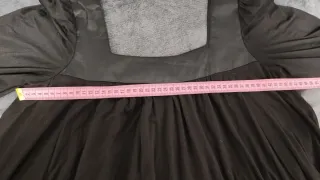 Vestido Midi Maje Negro Talla M