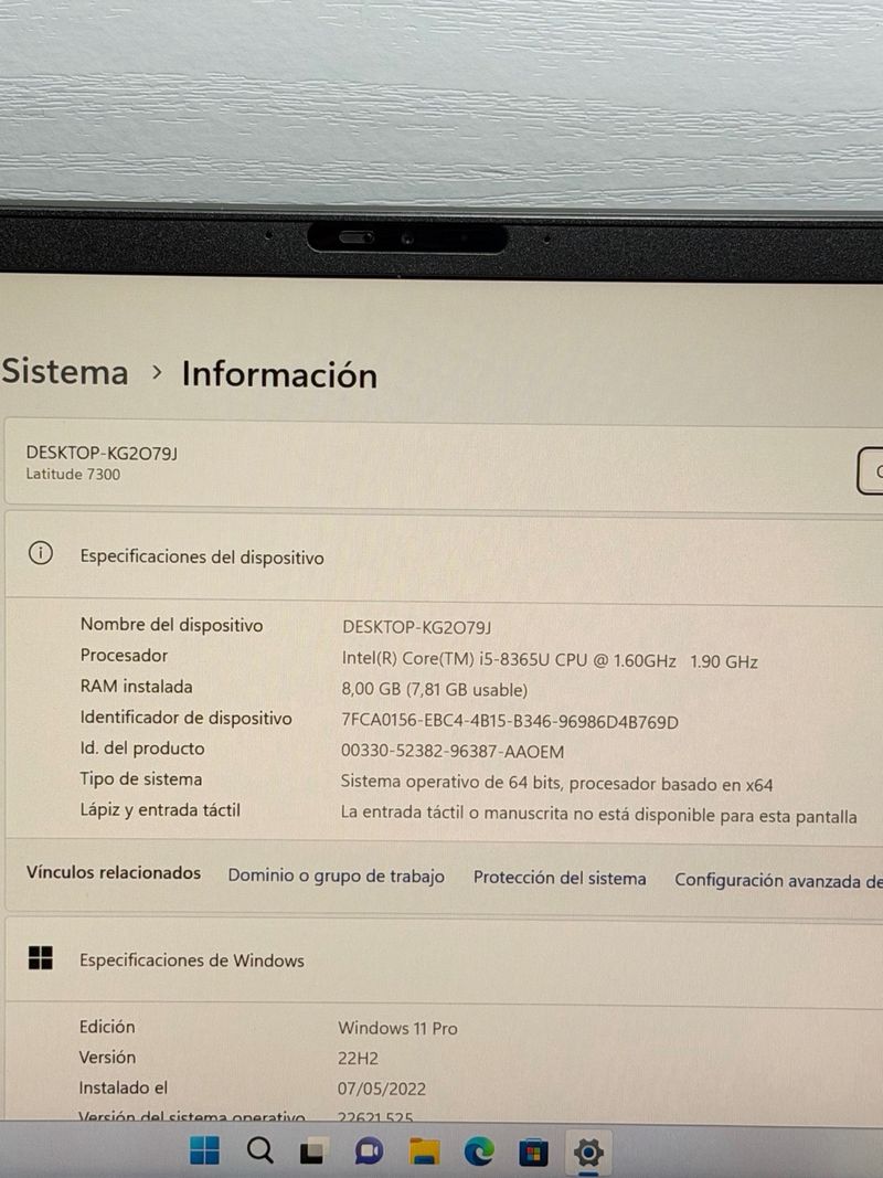 Dell Latitude 7300 i5 / 8Gb / 256Gb SSD afbeelding 2
