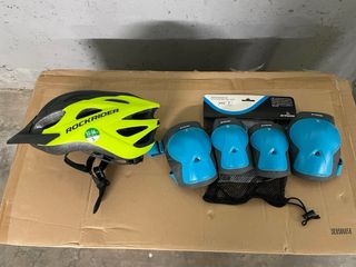 Pack Patines Oxelo Talla 34-36 + Cascos/Protección