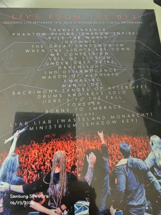 Kamelot - I Am The Empire Live CD DVD e Blu-ray