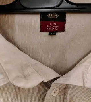 Camicia uomo in velluto a coste