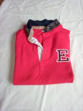 Polo rojo niño talla 5