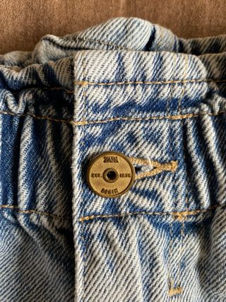 Shorts Zara tiro alto cintura elástica