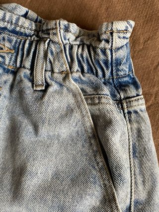 Shorts Zara tiro alto cintura elástica