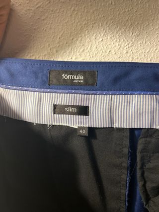 Traje de hombre azul