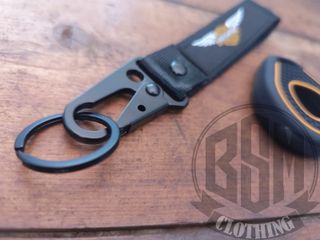 Portachiavi Harley-Davidson nero