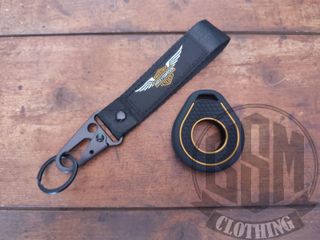 Portachiavi Harley-Davidson nero