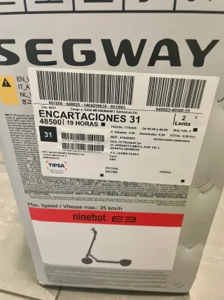 SEGWAY Ninebot E3 patinete eléctrico