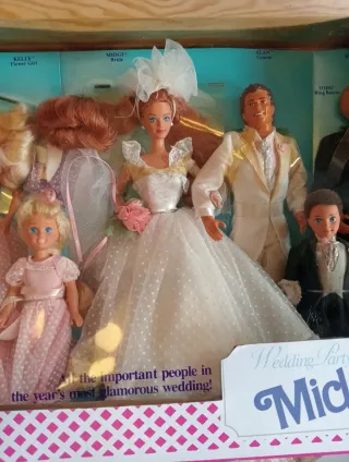 Set regalo Barbie Matrimonio Midge anni '90 vintage