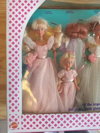 Set regalo Barbie Matrimonio Midge anni '90 vintage
