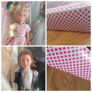 Set regalo Barbie Matrimonio Midge anni '90 vintage