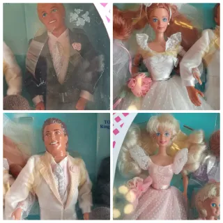 Set regalo Barbie Matrimonio Midge anni '90 vintage