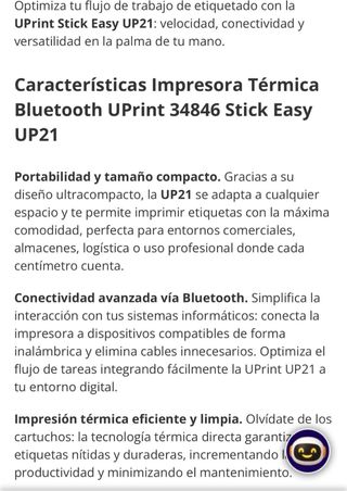 Etiquetadora - impresora de etiquetas monocromo