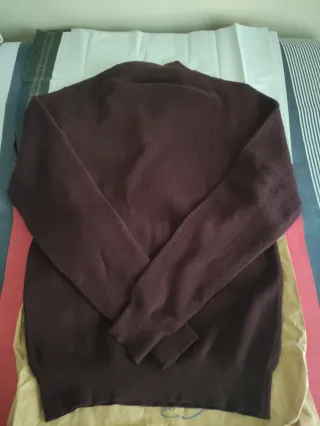 Jersey Burdeos con cremallera