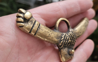 Colgante Falus Romano Bronce