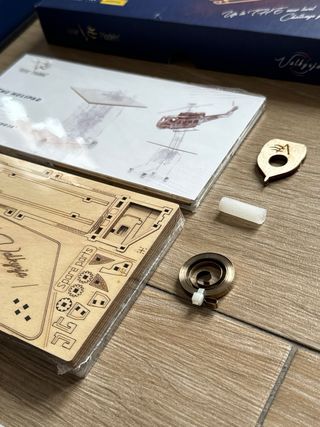 Maqueta Helicóptero Madera Veter Models Premium