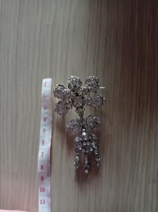 Aderezo Fallera Niña Plata