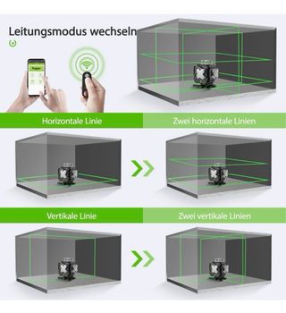 Nivel Láser 3D Huepar S03CG 3x360