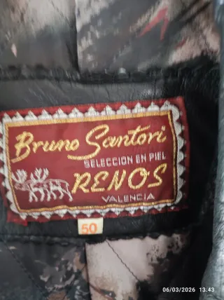 Chaqueta de Piel Caballero BRAVO GUSTIN Talla L