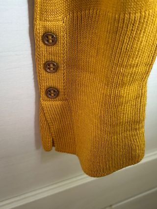 Jersey Stradivarius color mostaza, mujer Talla M