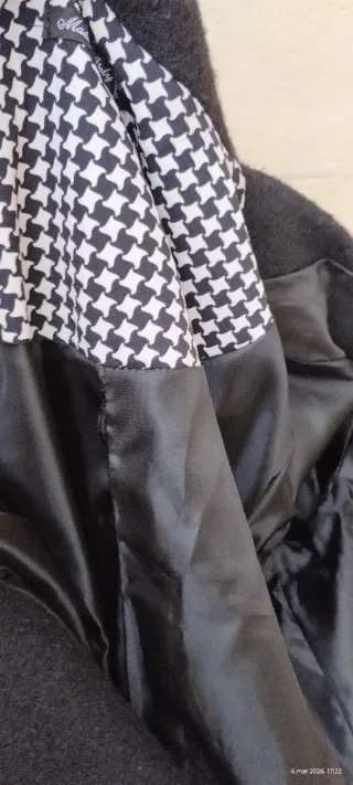 Cappotto donna Made in Italy tg 48 nero