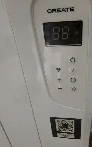 Calefactor Créate Warm Cristal 2000W con wifi