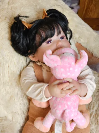 Bebé Reborn Asiática 55cm